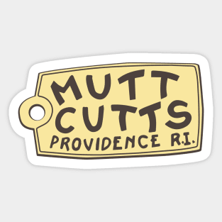 Mutt Cutts Logo Sticker